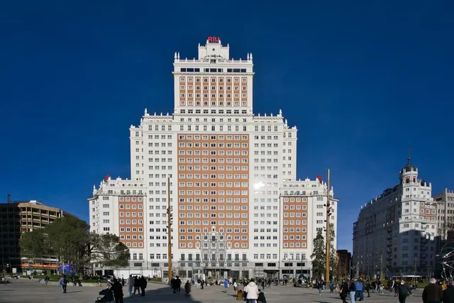 Vista del edificio de la Asamblea de Madrid