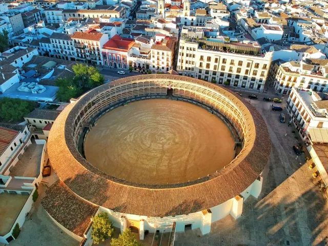 Vista de una plaza de toros española