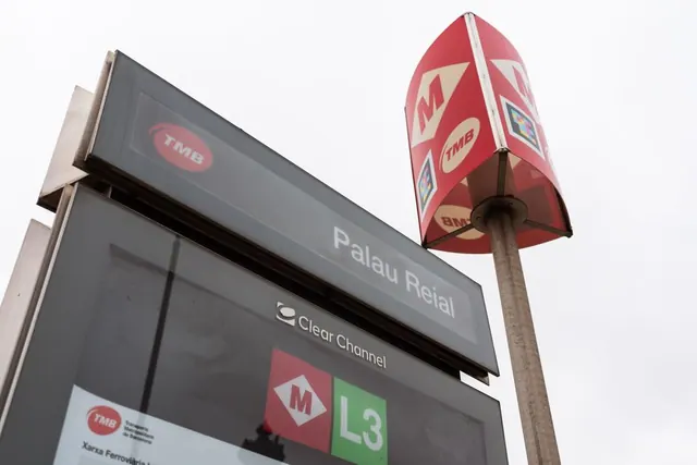 Trabajos de renovación en una estación de metro en Madrid